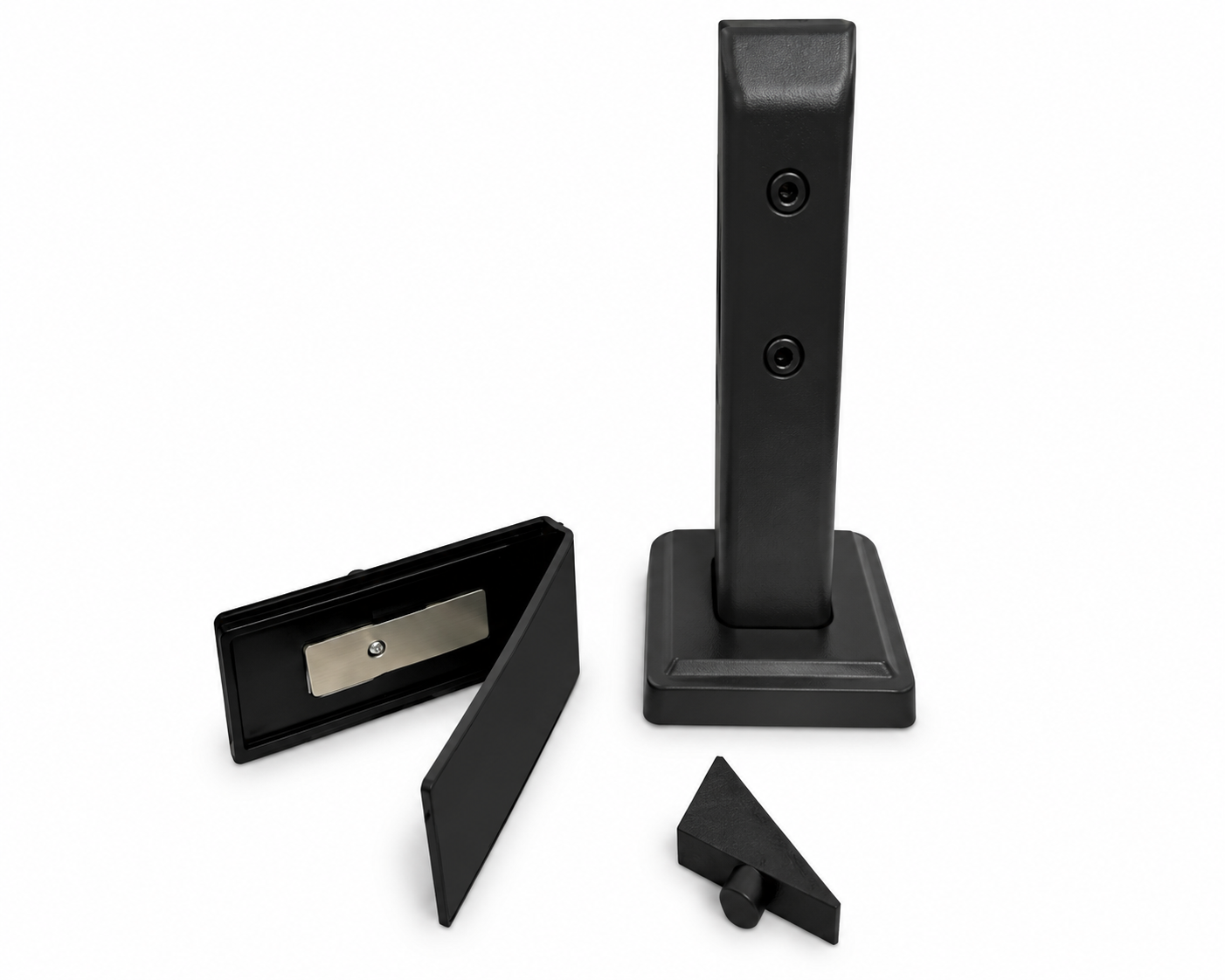 Auto Hinge (4x3x3.0(actual 2.5mm), black iron, with screws.)